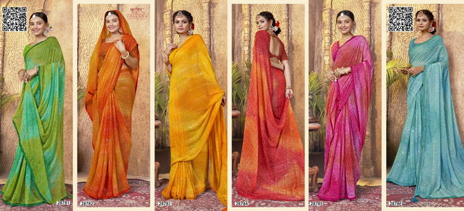 Romy Vol 5 By Vallabhi Printed Georgette Sarees Wholesale Shop In Surat